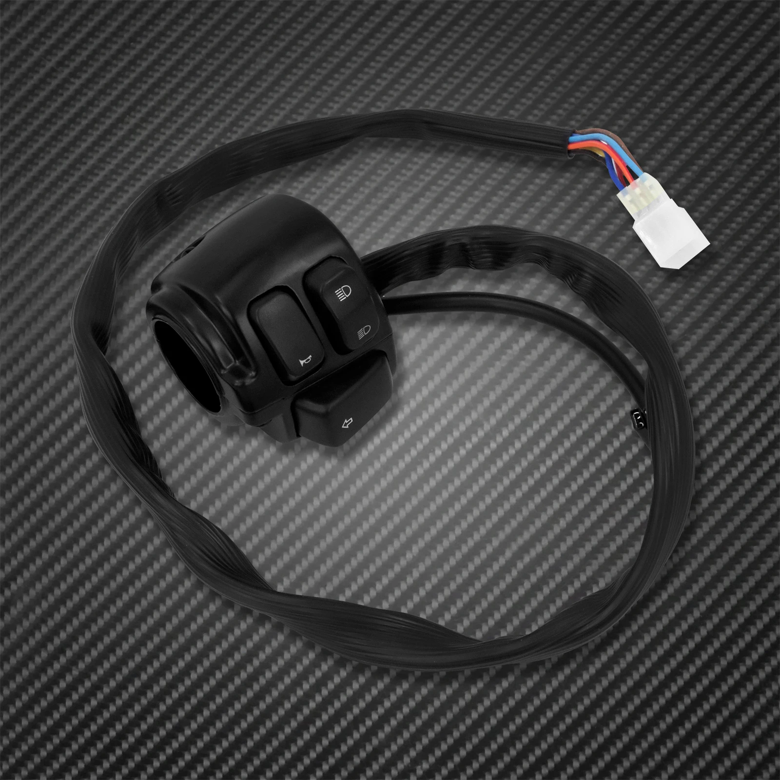 Мотоцикл черный 1 &quotРуль управления поворотным сигналом переключатель для Harley