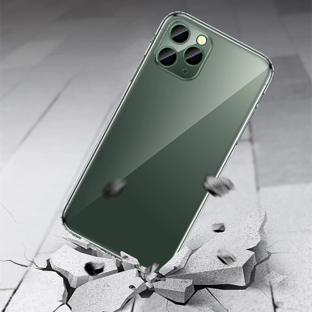 Мягкий силиконовый защитный чехол для объектива камеры Iphone 11 Pro Max с защитой от