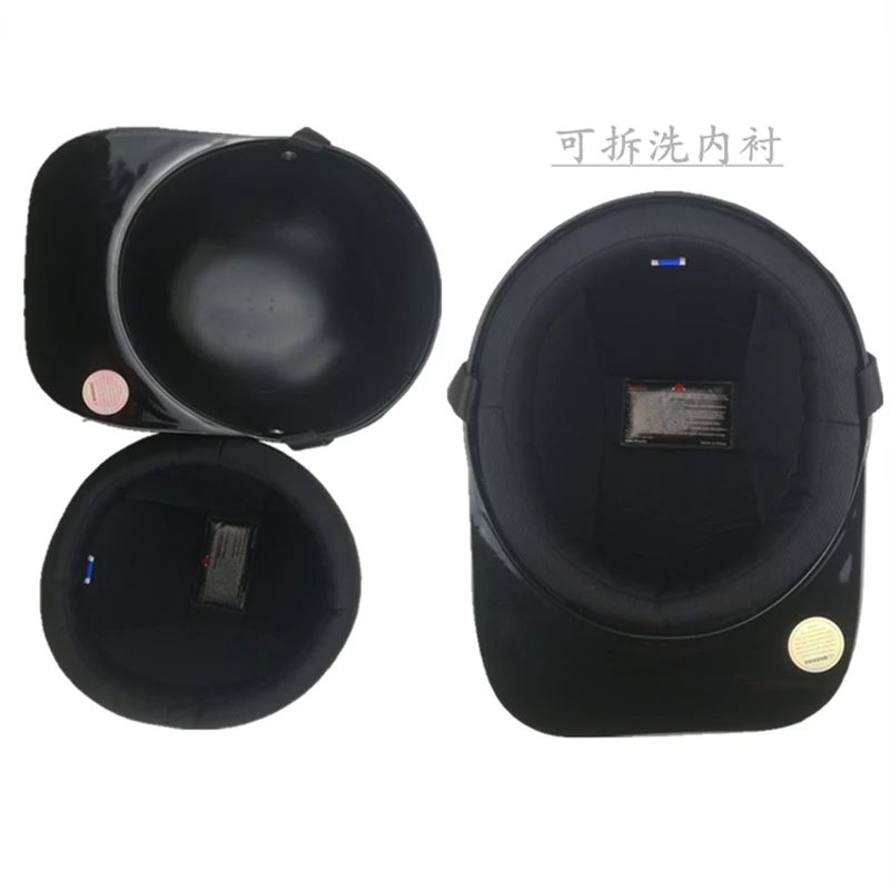 

Black Adult Open Face Half Helmet Moto Vintage Motorcycle Motorbike Biker Riding Crash Scooter,Cruiser,Chopper