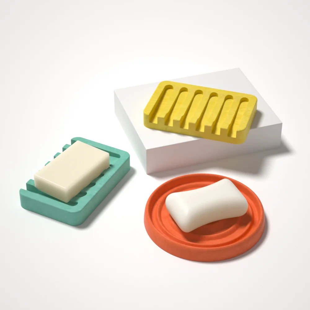 Nicole-Molde de silicona para jabonera, soporte para jab&oacute;n de hormig&oacute;n hecho a mano, herramienta de fabricaci&oacute;n de placas de almacenamiento para Ba&ntilde;o-2