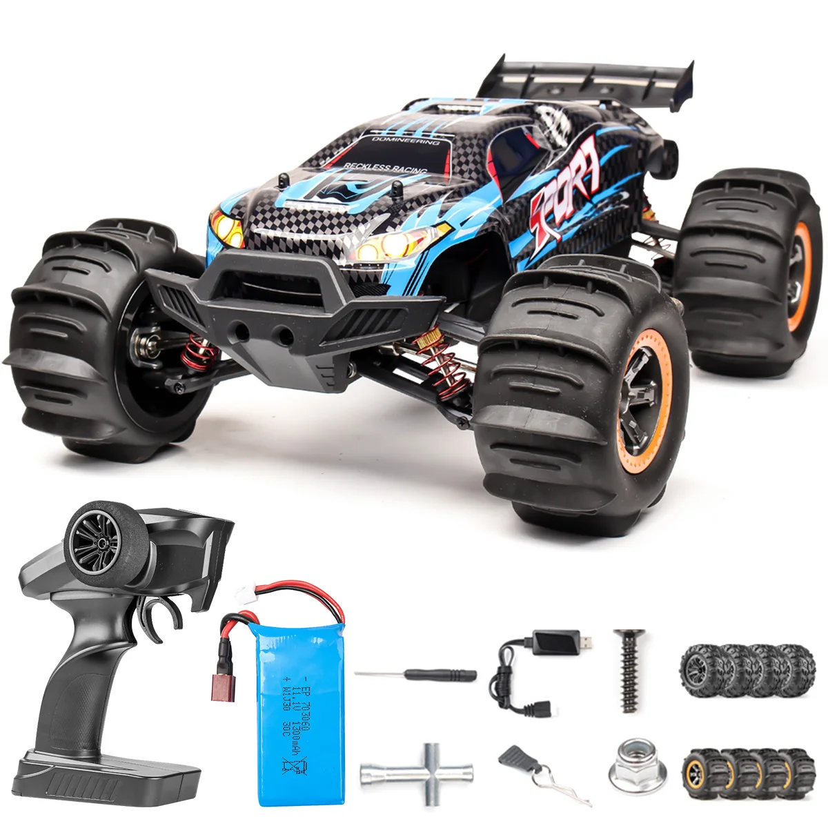 

2.4GHz Remote Control Car 4WD RC Buggy High Speed 60KM/H RC Off Road Car Vehicle Electric RC Racing Drifting Buggy Toy Adults
