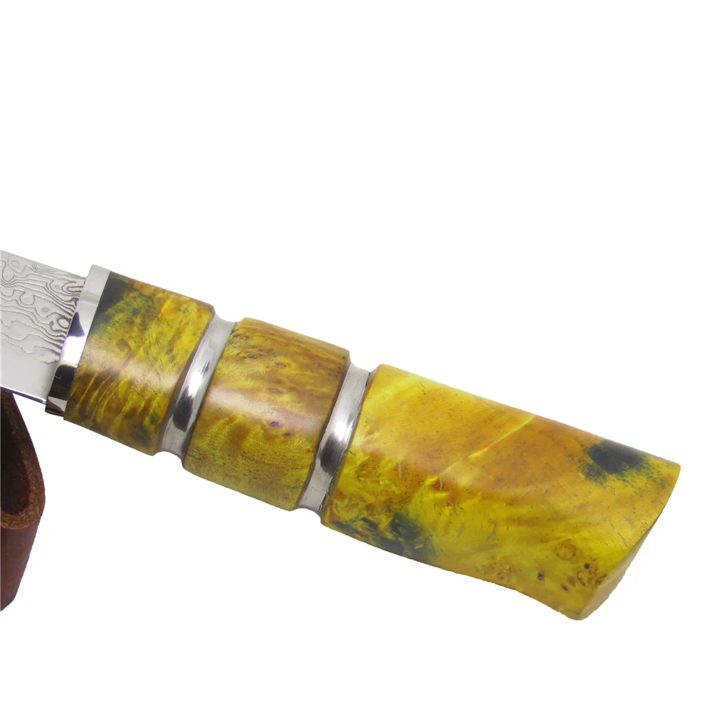 MASALONG стабильный вылечиваемый деревянный самурайский фиксированный нож прямой