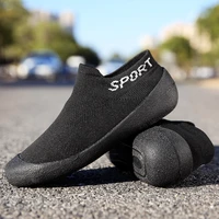 summer casual shoes the new knitting outdoor casual shoes breathable beach shoes flat shoes socks shoes tenis masculino 35 45