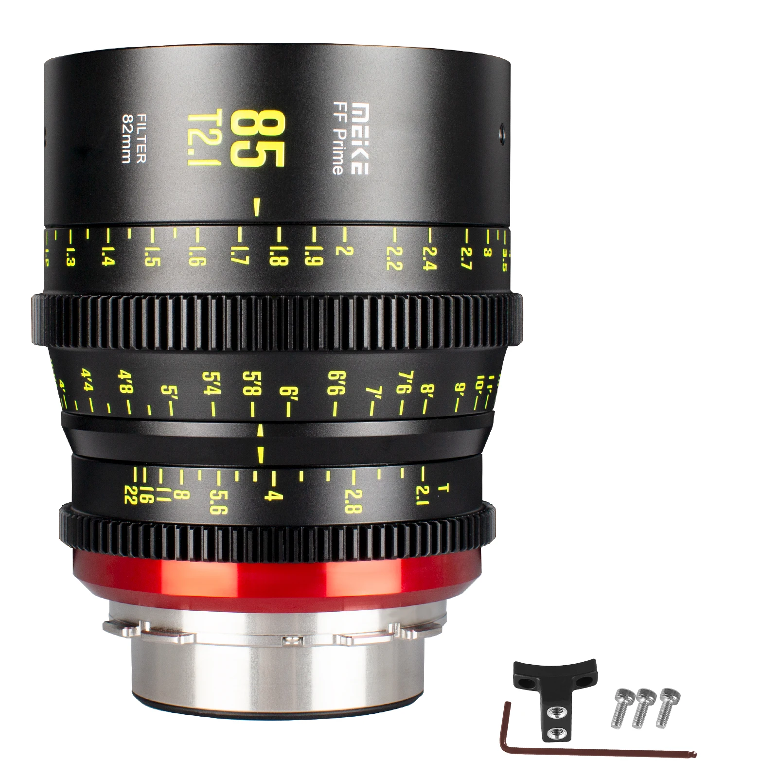 

MEKE 85mm T2.1 Full Frame Manual Focus Cinema Lens for PL-Mount Cameras-Fast Delivery