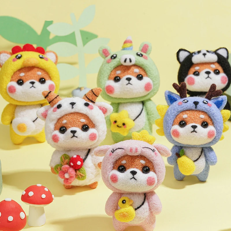 Шерстяная Войлочная игрушка-животное игрушка для домашних животных свинья крыса