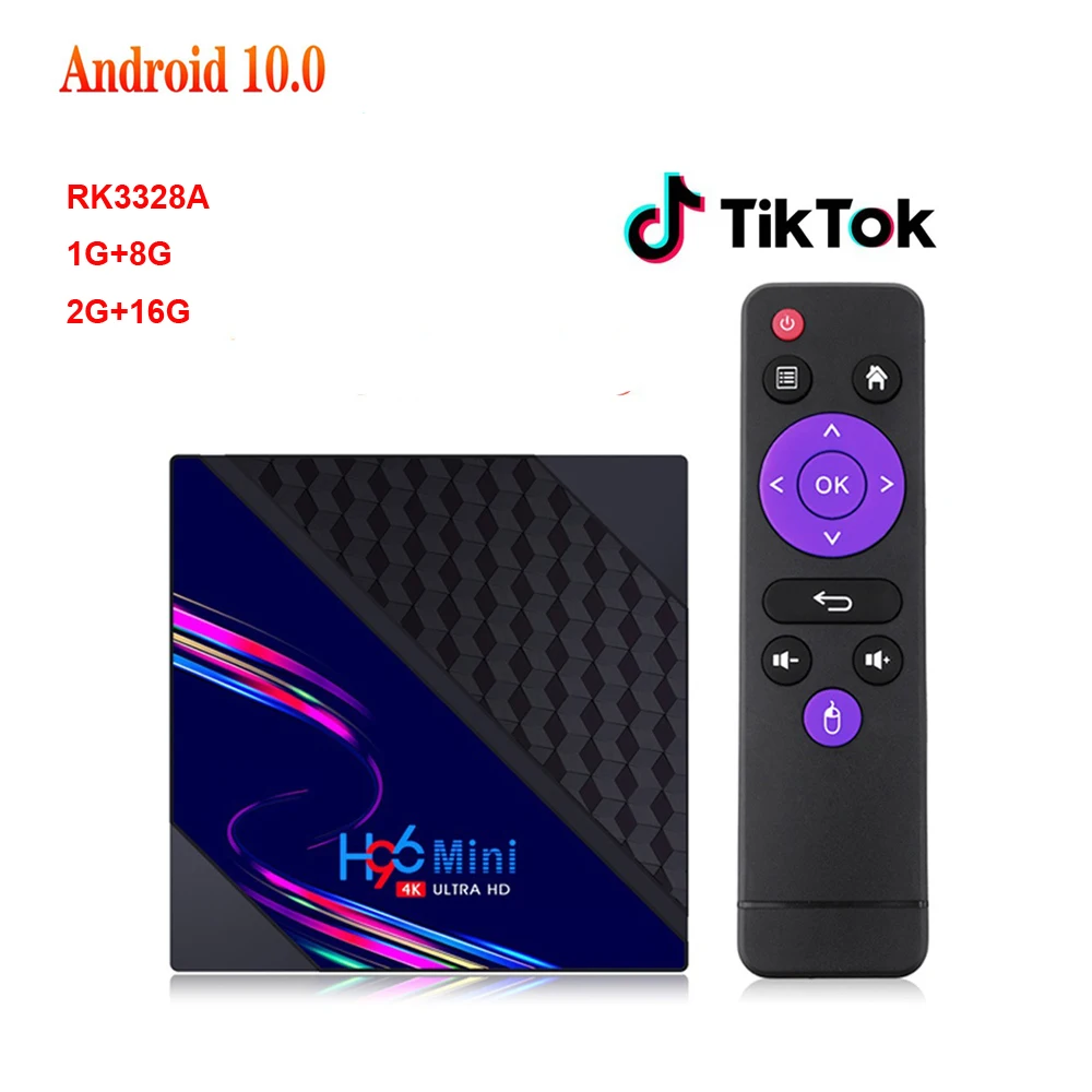 Новый четырехъядерный смарт плеер RK3228A 2 4G Wifi 4K android ТВ приставка H96MINI