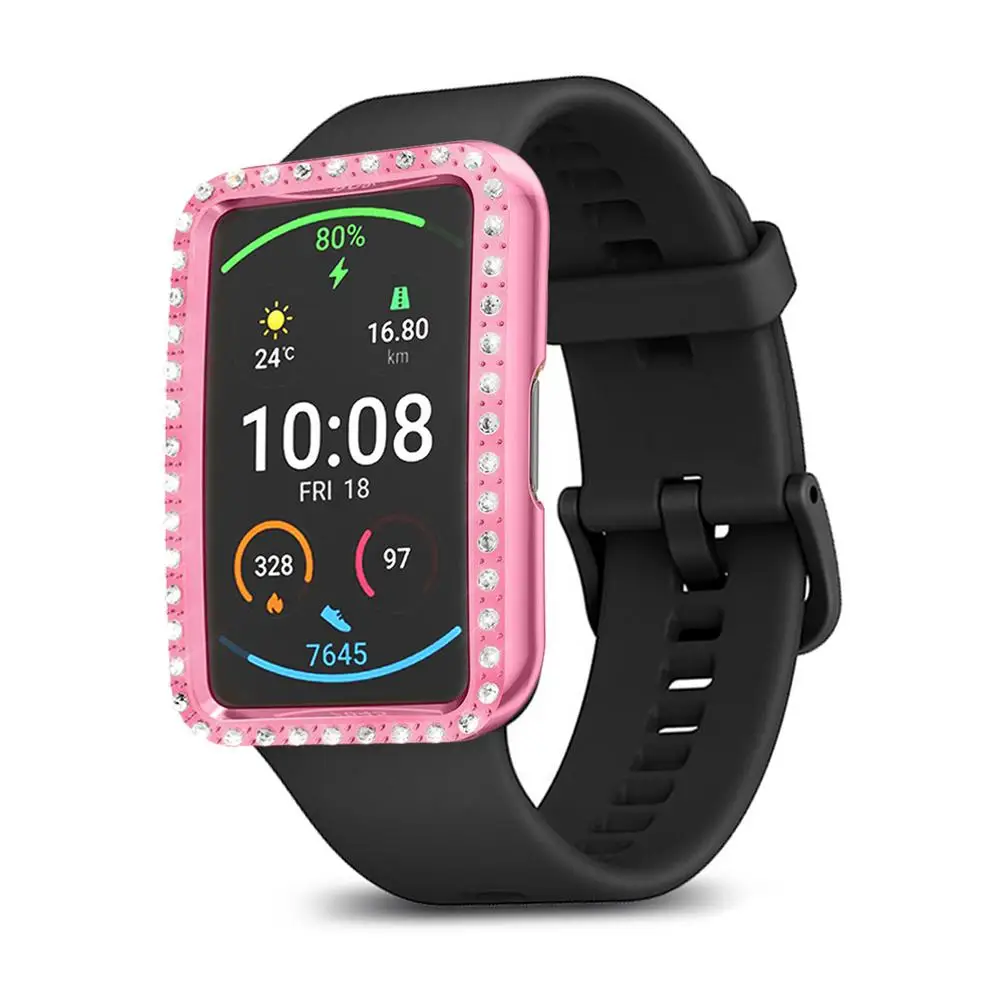 

PC Frame Cover Shell For Huawei Watch Fit Smart Watch Shockproof Anti-scratch Smartwatch Protective Case Bumper Accessories