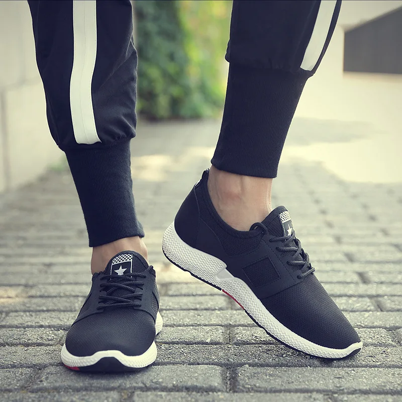 

Spring Autumn Fashion Mens Casual Shoes Lace-Up Breathable Shoes Sneakers Mens Trainers Zapatillas Hombre Sneakers Men