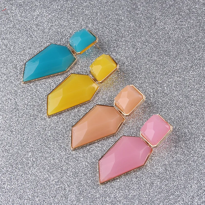 

2021 Irregular Marble Earrings For Women Vintage Earring Trend Unusual Earring Crosses Undefined 2020 Women's Earrings For Girls