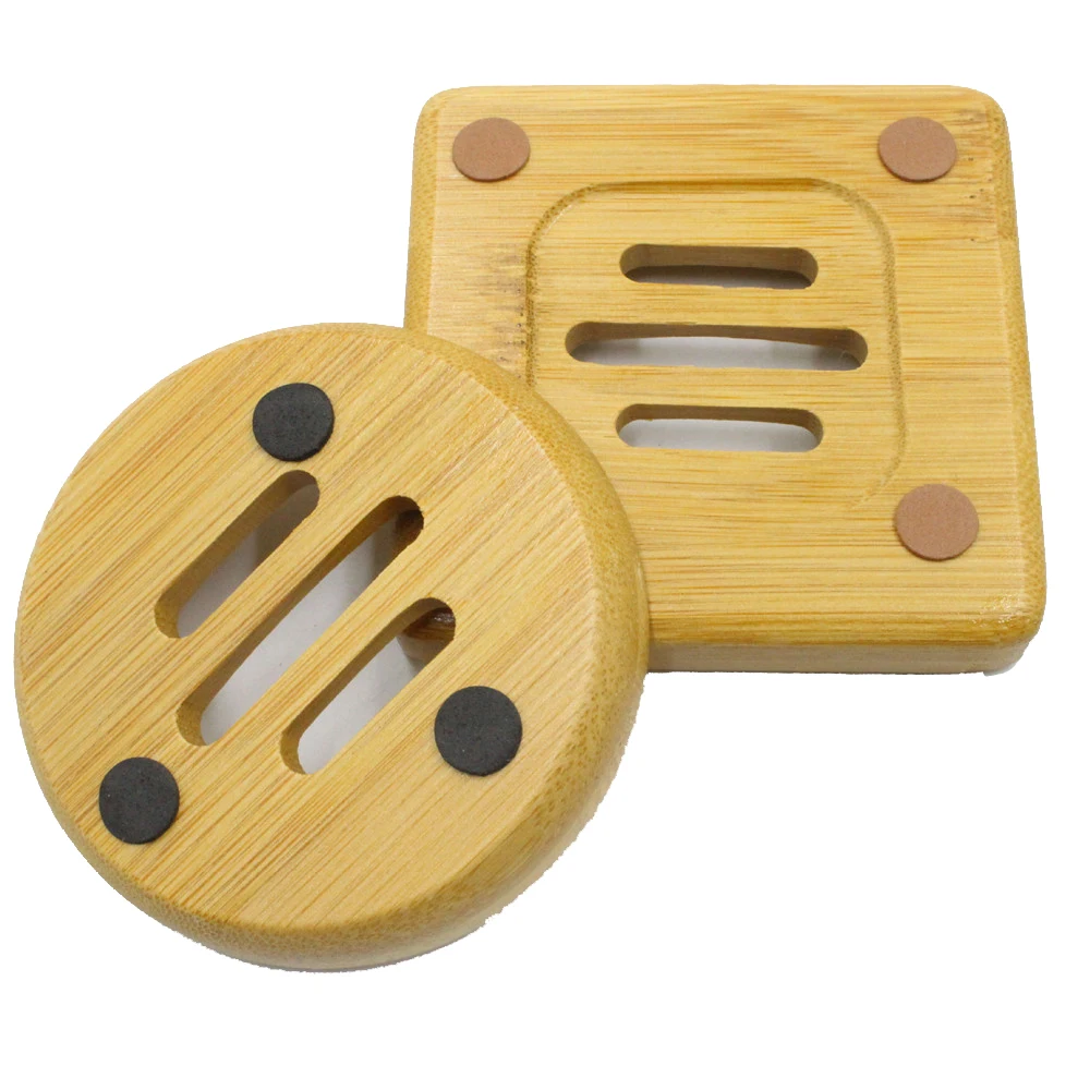 Деревянная мыльница Бамбуковая деревянная бамбуковый поднос с защитой от