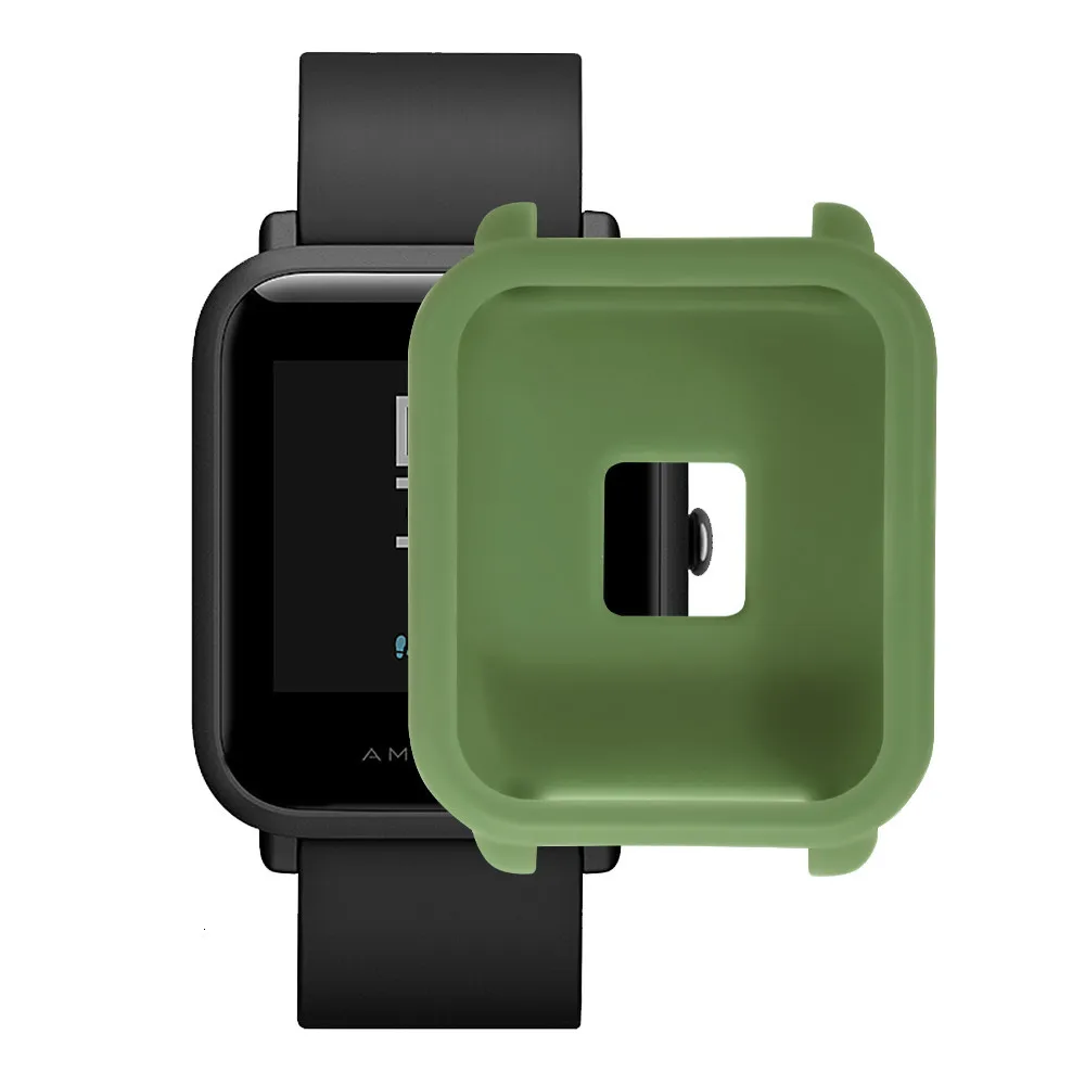 Мягкий защитный силиконовый чехол из ТПУ для Huami Amazfit Bip Youth Watch, умные часы, защита от падения, водонепроницаемые аксессуары