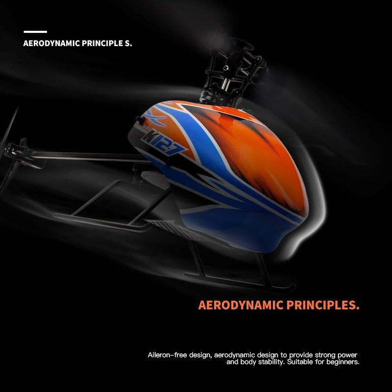 wltoys новый xk k127 rc вертолет 4ch 6 осевой г