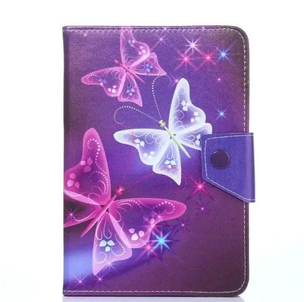 Чехол для Alcatel Pixi 3 ONETOUCH ONE TOUCH/1 T/POP 4/A3 4G Универсальный 10,1-дюймовый планшет чехол с рисунком из искусственной кожи+ ручка - Цвет: Тёмно-синий