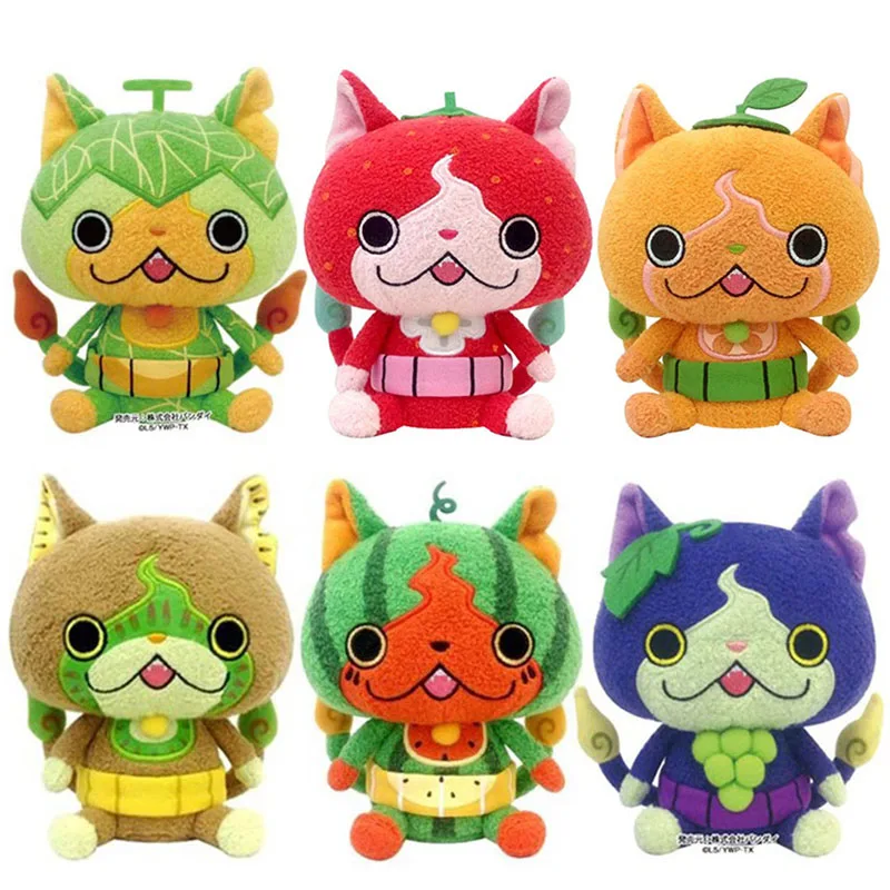 Японское аниме Йо-Кай часы Jibanyan серия фруктов арбуз клубника оранжевый виноград