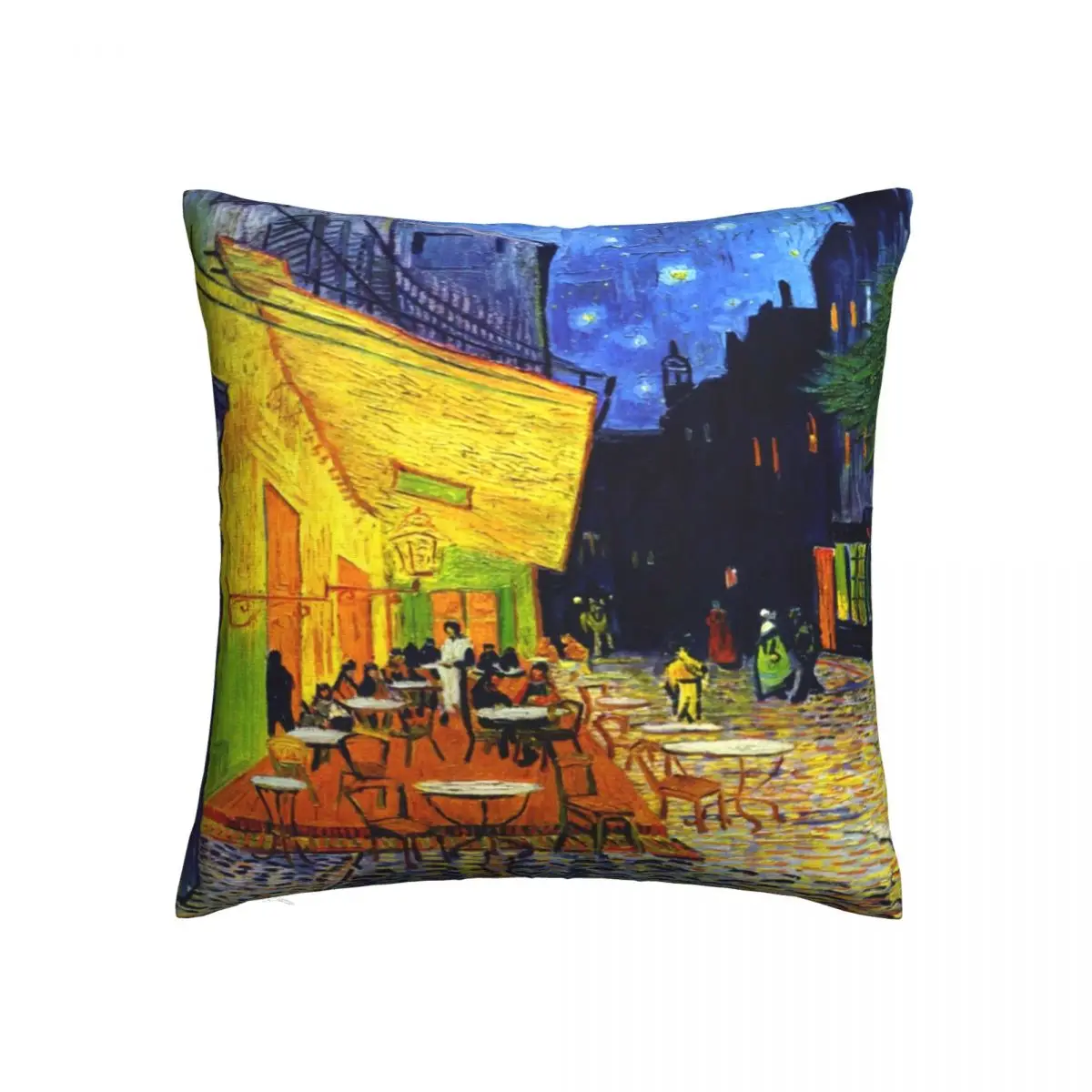 

Чехол с подушкой Ван Гога для кафе террасы ночью Ван Гога полиэстер обнимающая Подушка Чехол На Молнии летний декоративный чехол