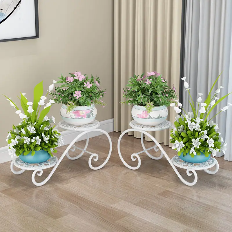 Европейский цветочный стеллаж многослойный комнатный стол балкон окно офисный