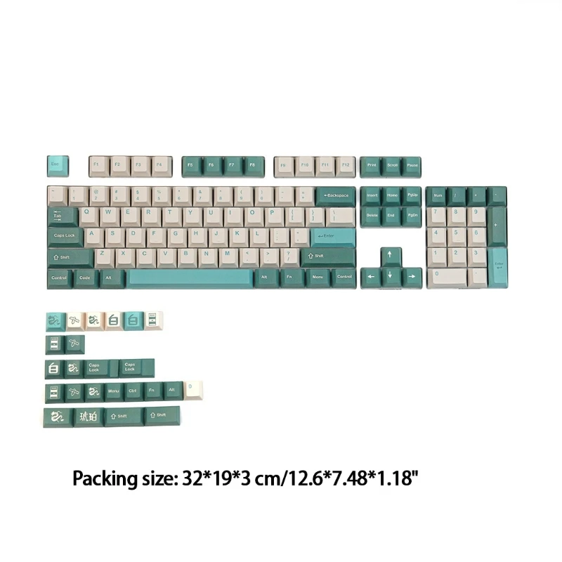 

Уникальный янтарь колпачки для клавиш 128 клавиш PBT Cherry колпачки для клавиш Sub для cherry Height MX механическая клавиатура 1.75U 2U Shift AXFY
