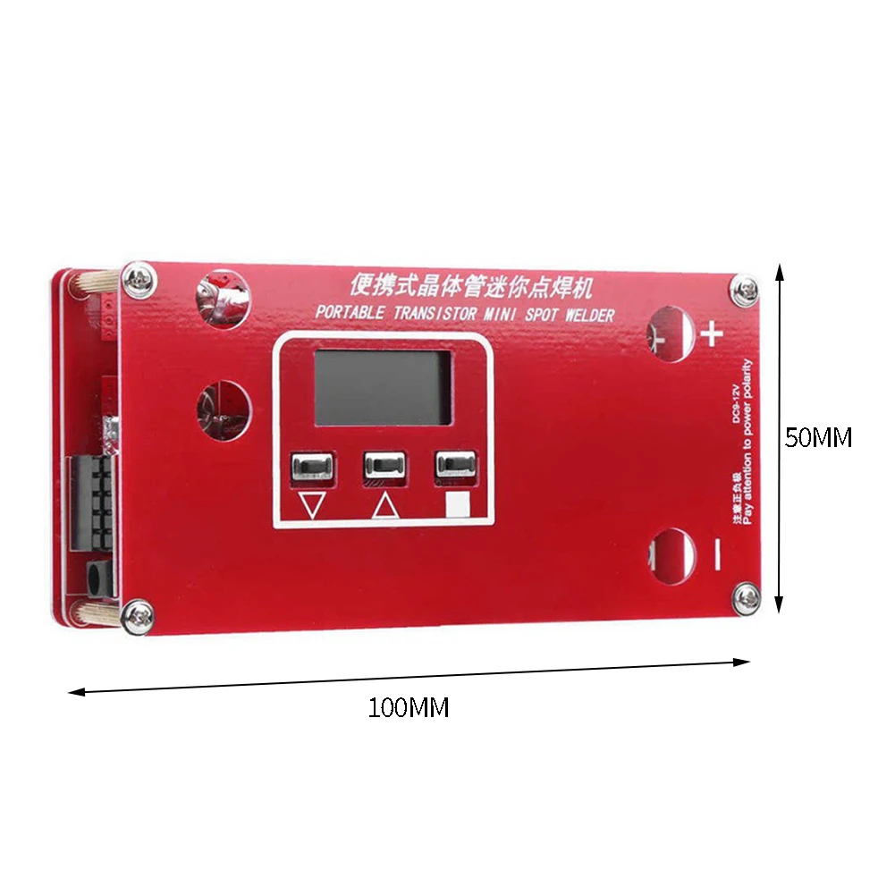 

Mini Spot Welding Machine LCD Display Transistor DIY Mini Spot Welding Machine for 18650 12V Battery Welding Tool Kit