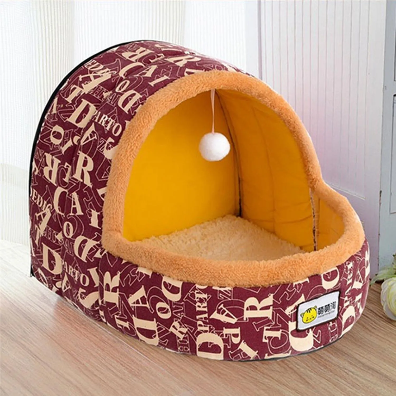 Зимняя одежда для собак маленьких кровать из мягкого плюша Теплая подушка