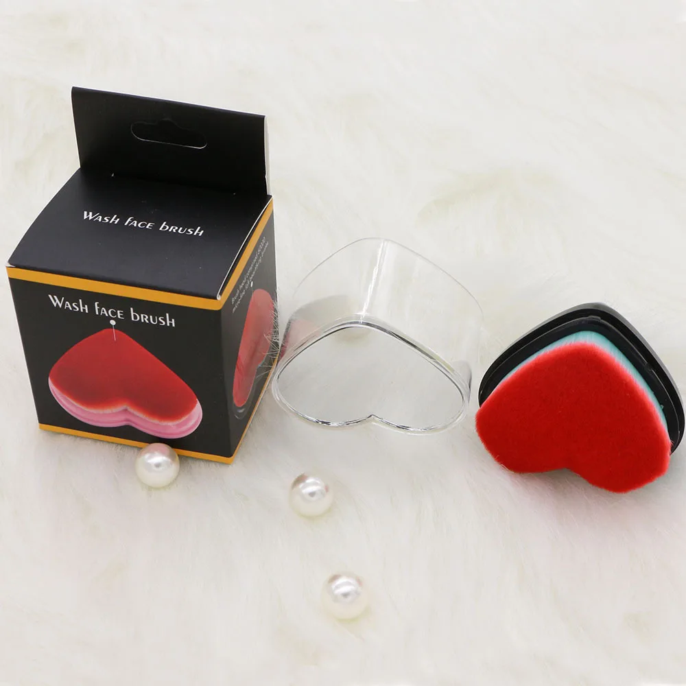 Кисть для основы в форме сердца BB крем кисти макияжа с зеркалом свободная кисть