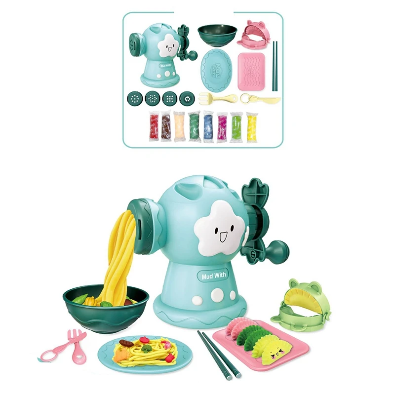 

Playdough Sets Kitchen Creations DIY Noodle Ice Cream Maker Toy Dough