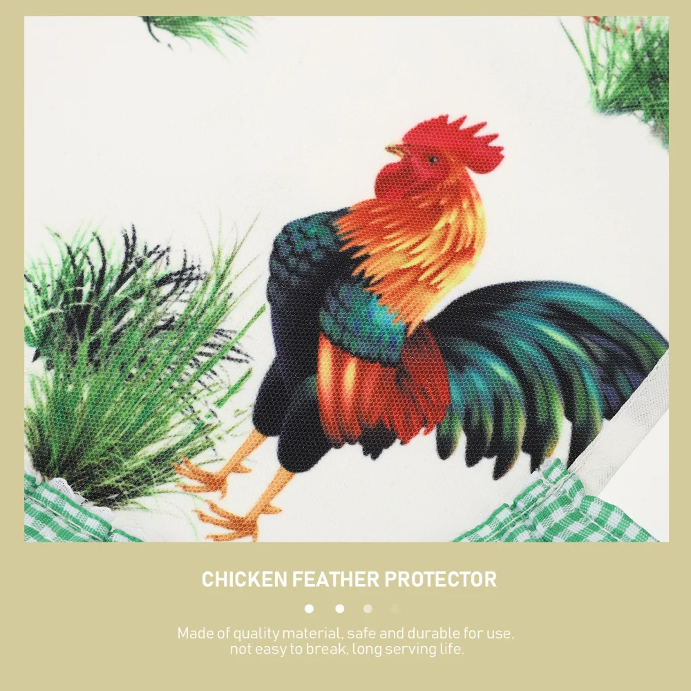 

Chicken Saddle Hen Apron Poultry Feathers Protector Wing Back Protector