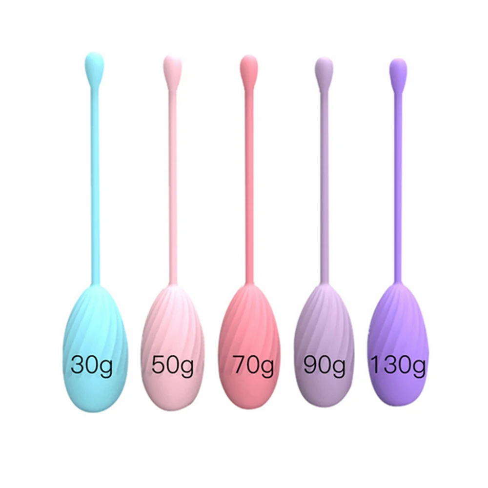 VETIRY 5Pieces/Set Safe Silicone Smart Kegel Ball Ben Wa Vagina Tighten Exercise Sex Toy for Women Vaginal Geisha | Красота и