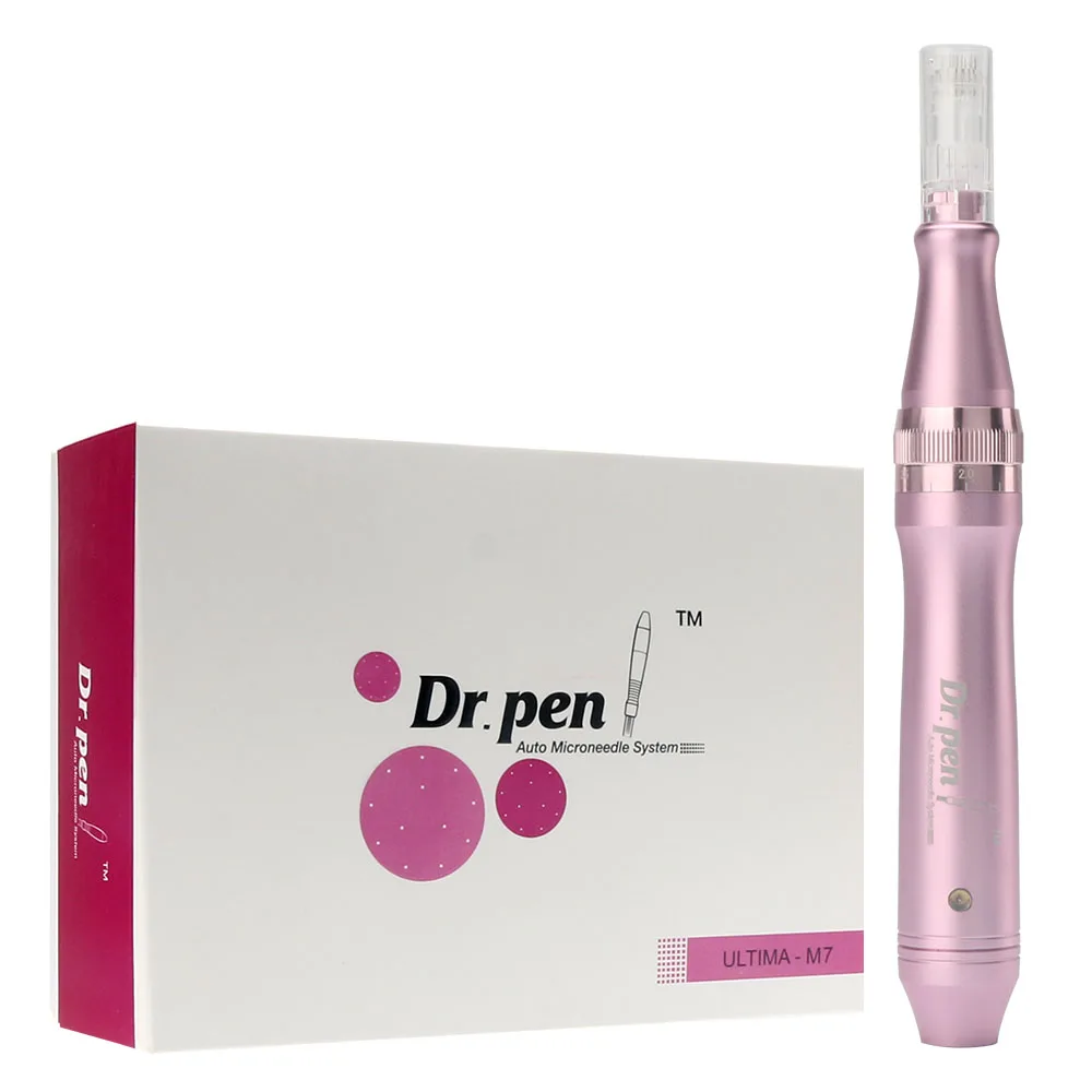 Dr. pen M7W микро крошечные иглы стимулируют уход за кожей инструменты удаления шрамов уменьшает морщины шрам отметки удаления Дерма Dr ручка