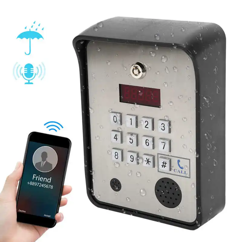 Система контроля доступа 3G/GSM комплект плат с Rfid-замком беспроводной домофон