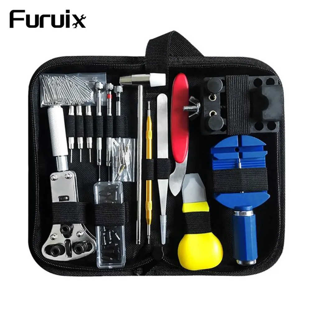 

147pcs Watch Repair tool Kit Watch Link Pin Remover Case Opener Spring Bar Remover Horlogemaker Gereedschap Repair WatchTool Kit