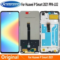 original screen 6 67for huawei p smart 2021 ppa lx2 lcd display touch screen digitizer with frame replacement parts