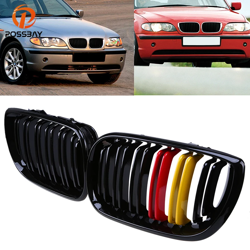 Автомобильные Внешние детали POSSBAY передняя Центральная декоративная решетка для