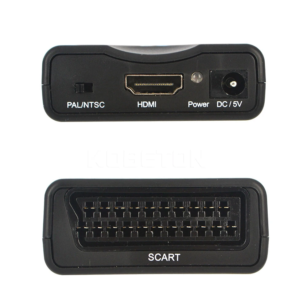 Конвертер 1080P SCART в HDMI совместимый преобразователь видео аудио адаптер сигнала с +