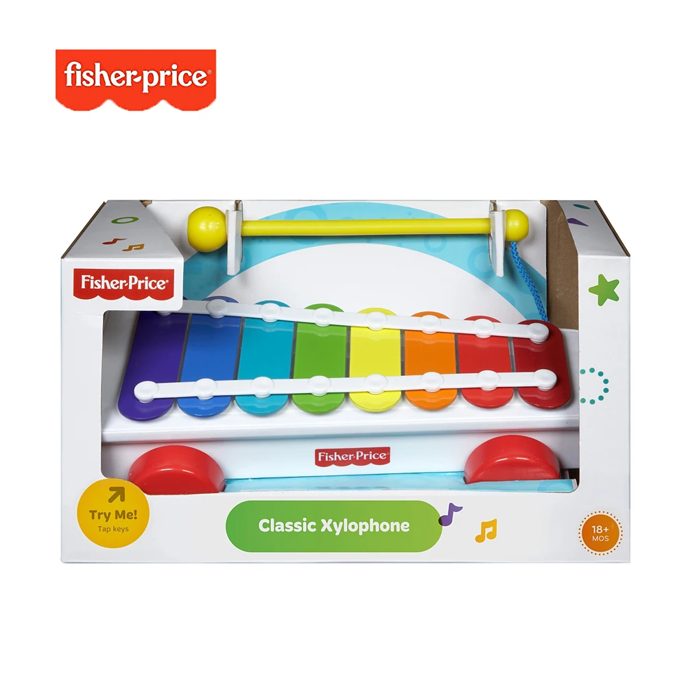 Фишер цена блестящий основы классический ксилофонная музыка Обучающие игрушки