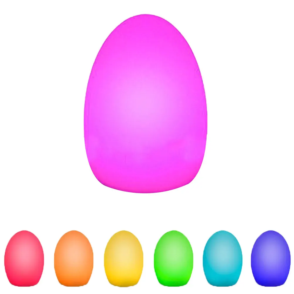 16 видов цветов ночник в форме яйца светодиодный книжный бар изменение цвета