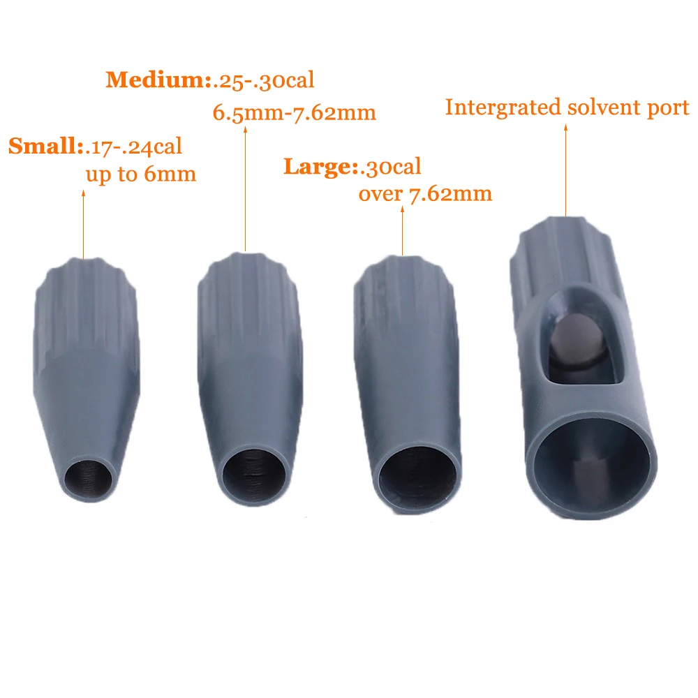 Universal Bore Guide | 3 Muzzle Guides | .17 to .30 Caliber Rifle Gun Cleaning Tool | Tactical Hunting Firearm Cleaning image 3