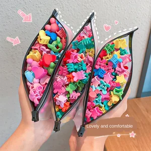 Заколки для волос Детские, разноцветные, с цветами, звездочками, Микки Маусом, 50 шт.компл., красивые заколки