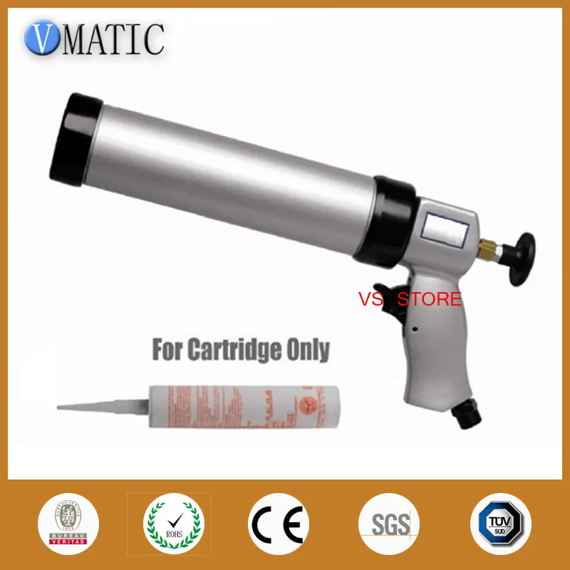 Pistola de Cola 1pc para Vidro + Cartucho Alta Qualidade Pneumática Calafetagem 310cc 310ml