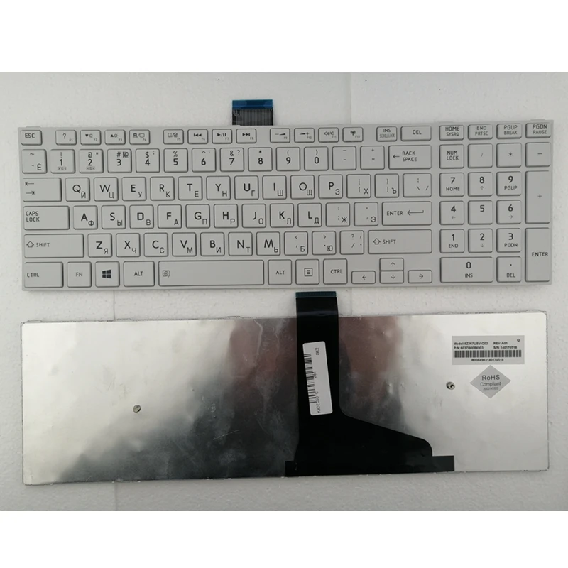 Новая русская клавиатура для Toshiba Satellite C50D C50 A A506 C55 C55T C55D Русская