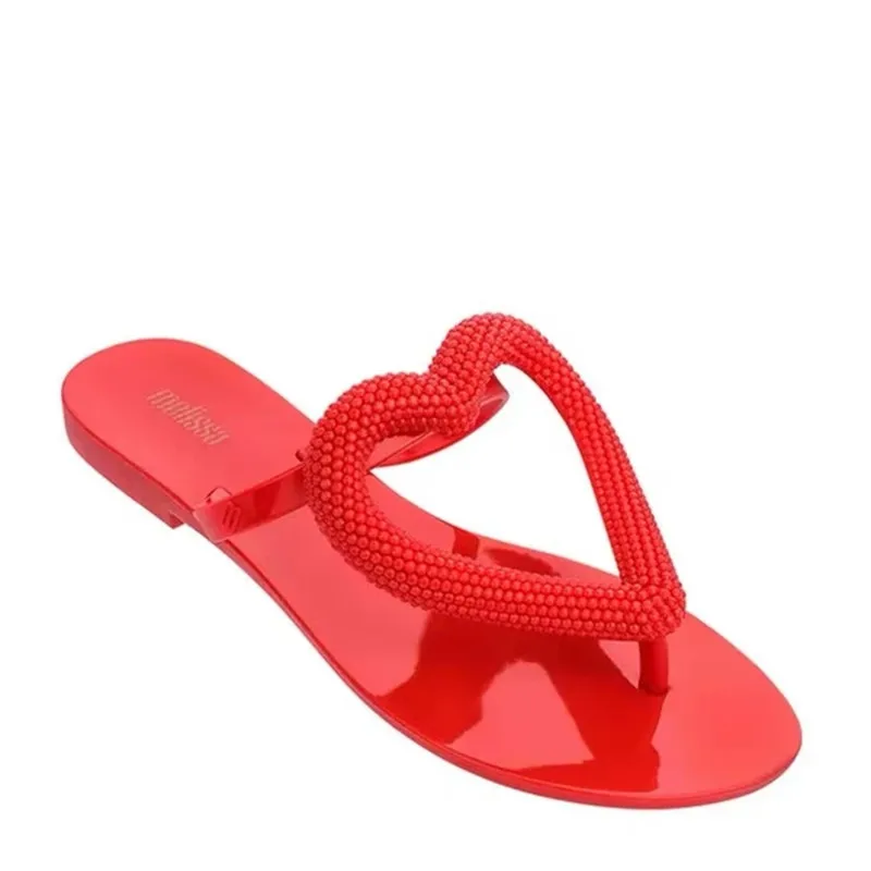Melissa Lovely Flip-Flop Women Jelly Shoes Ladies Flip Flops Womens 2020 Comfort Summer Soft Beach Slippers | Обувь