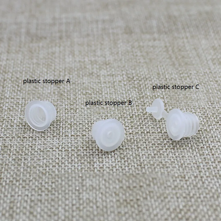 

1ML clear glass bottle with plastic black/white lid silver/gold aluminum lid plastic stopper for sample test essential oil