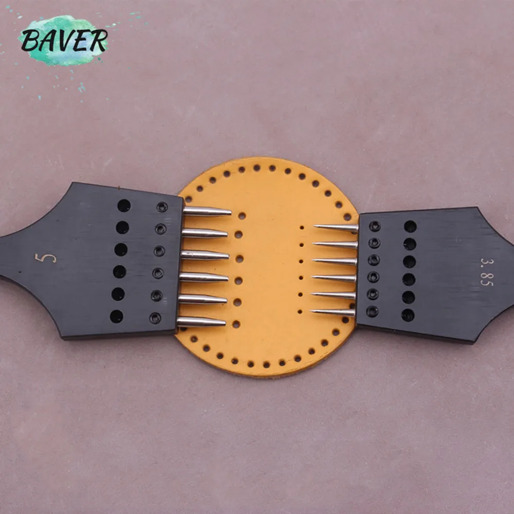 Инструмент для пробивания отверстий черная кожа ремесленный круглый дюйма | Дом