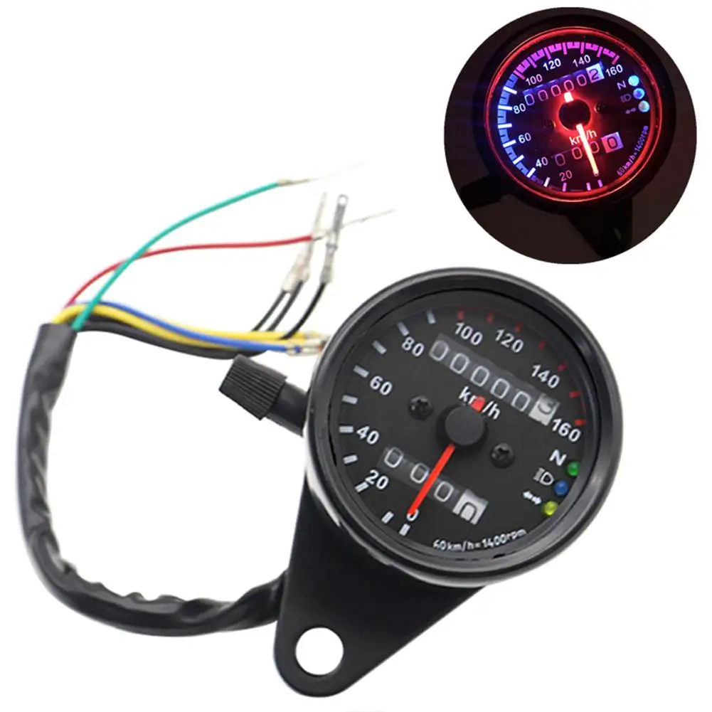 

1 шт., универсальный одометр для мотоцикла, со светодиодным индикатором