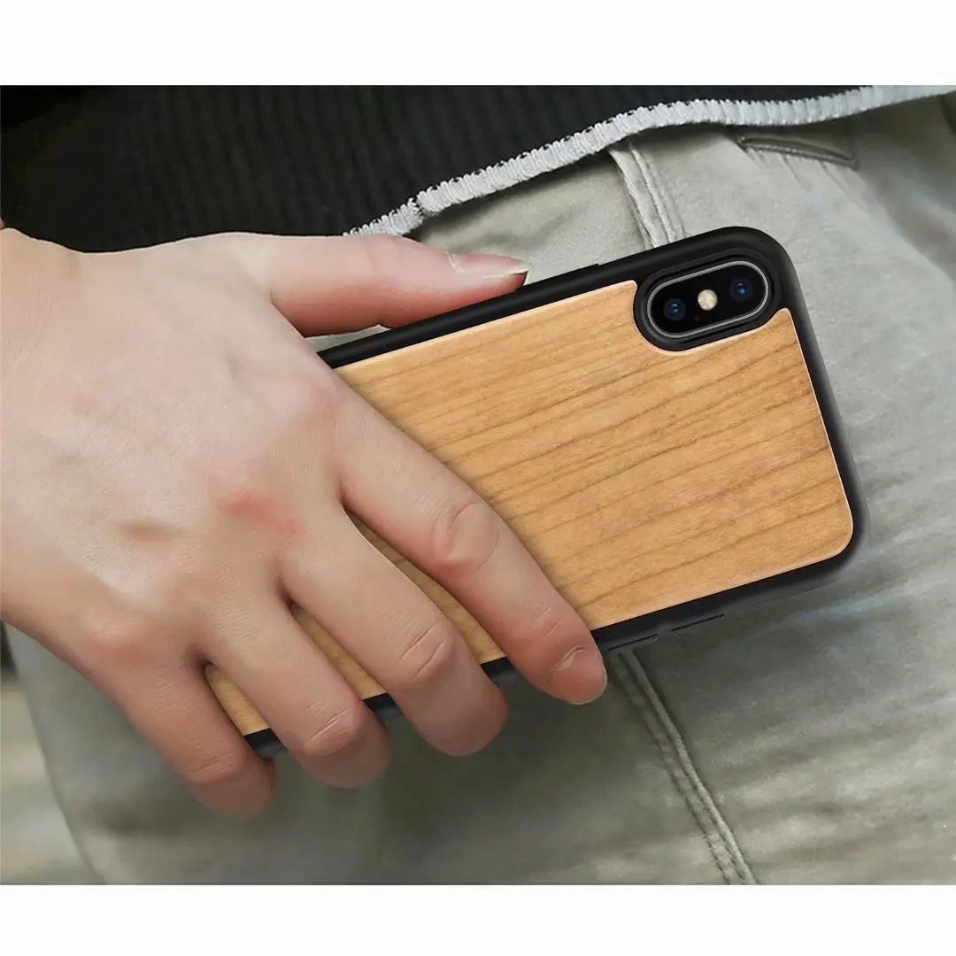 [Высокое качество твердой древесины] Lederen Telefoon чехол для iPhone 7 11 Pro Чехол 6S 6 Plus X XS MAX