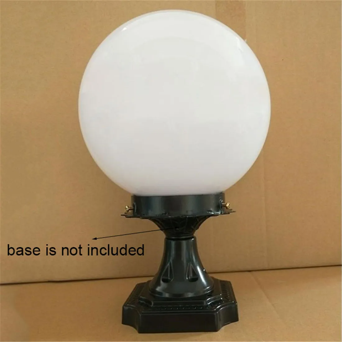 Сменный акриловый абажур для столбчатой лампы прозрачный D15 см D20 d25 с