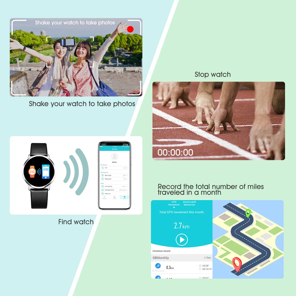 Смарт часы GIAUSA мужские IP67 с цифровым браслетом и Пульсометром|Смарт-часы| |