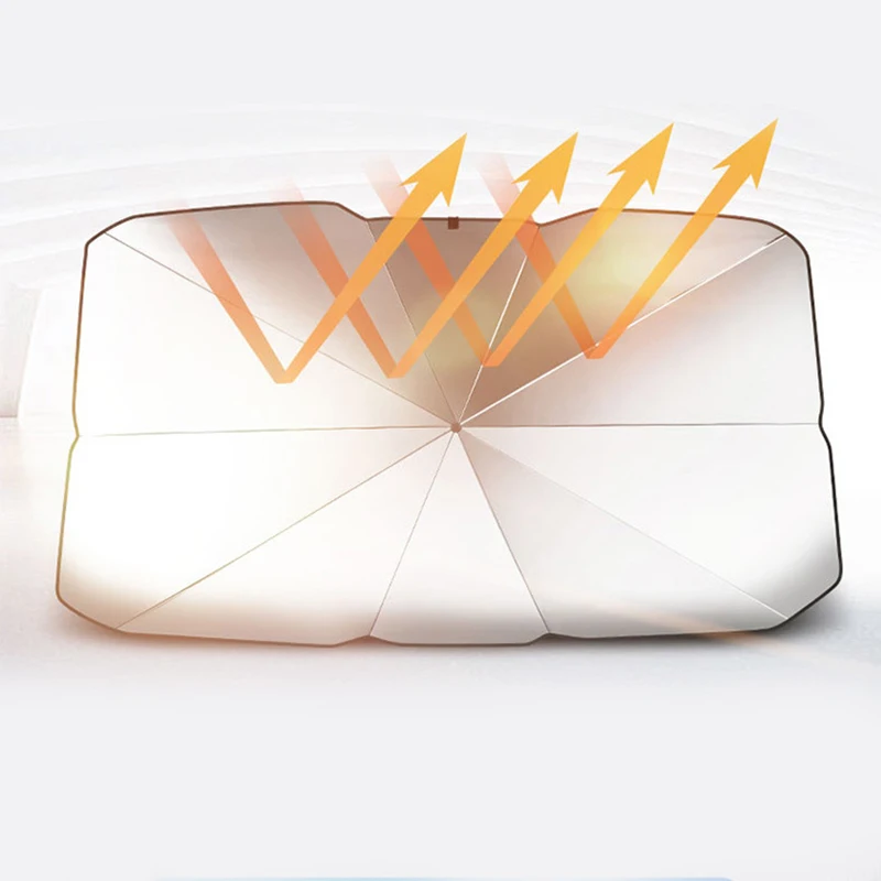 

Car Windshield Sunshade Umbrella Type Sun Shade for Car Window Summer Sun Protection Heat Insulation Cloth for Car Front Shading