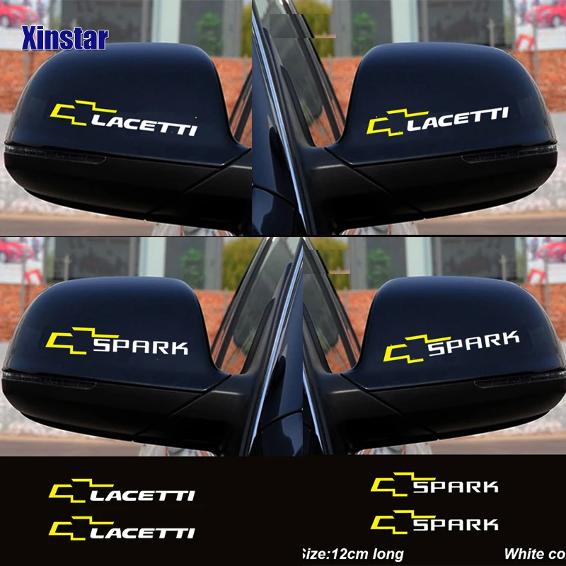 2 шт. Автомобильная наклейка на зеркало заднего вида для Chevrolet Lacetti Spark | Автомобили