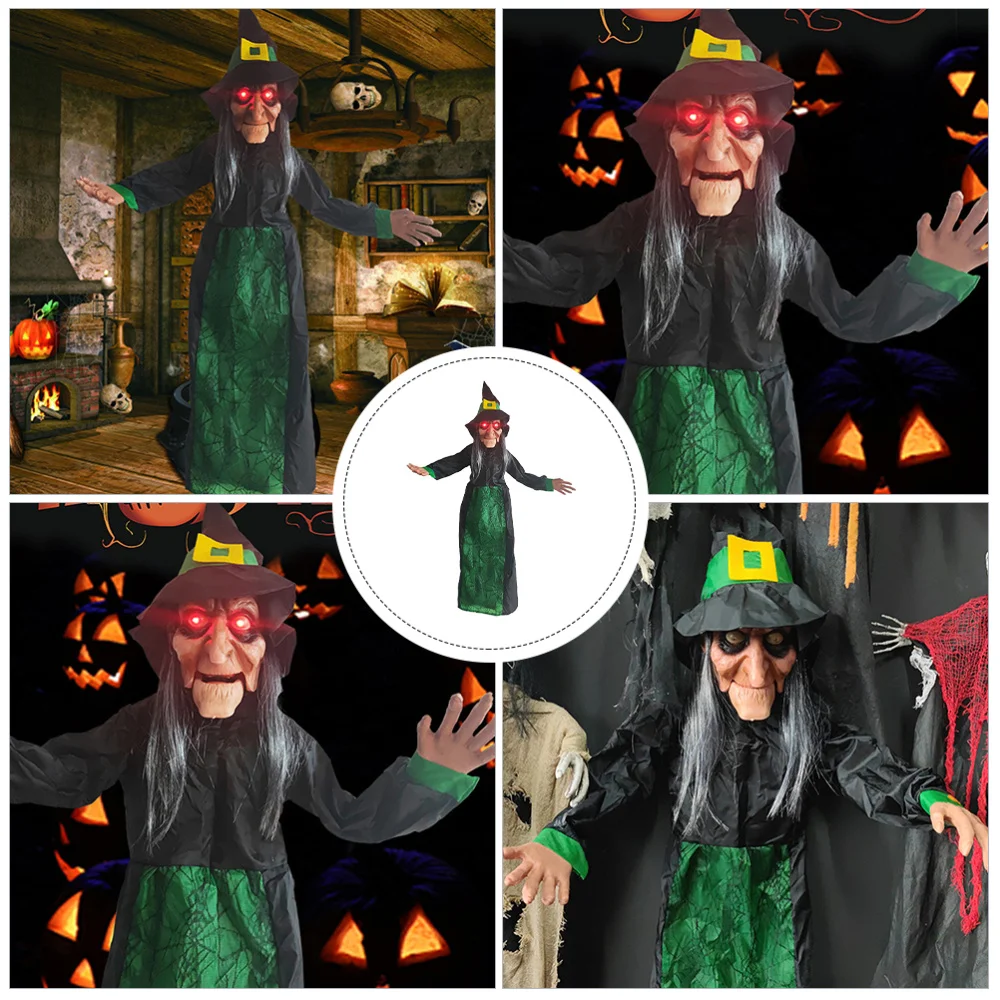 

1pc Hanging Witch Induction Scream Hanging Ghost Pendant Chic Decor