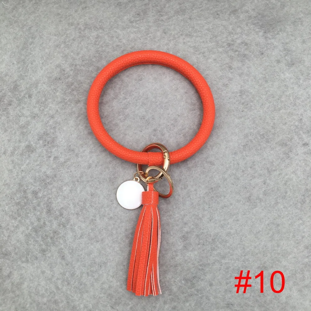 style10 Женский брелок для девочек, браслет, круглая капля, масло, кисточка, кулон, браслет и браслет, брелок, ремешок на запястье, 32 цвета - Цвет: style10